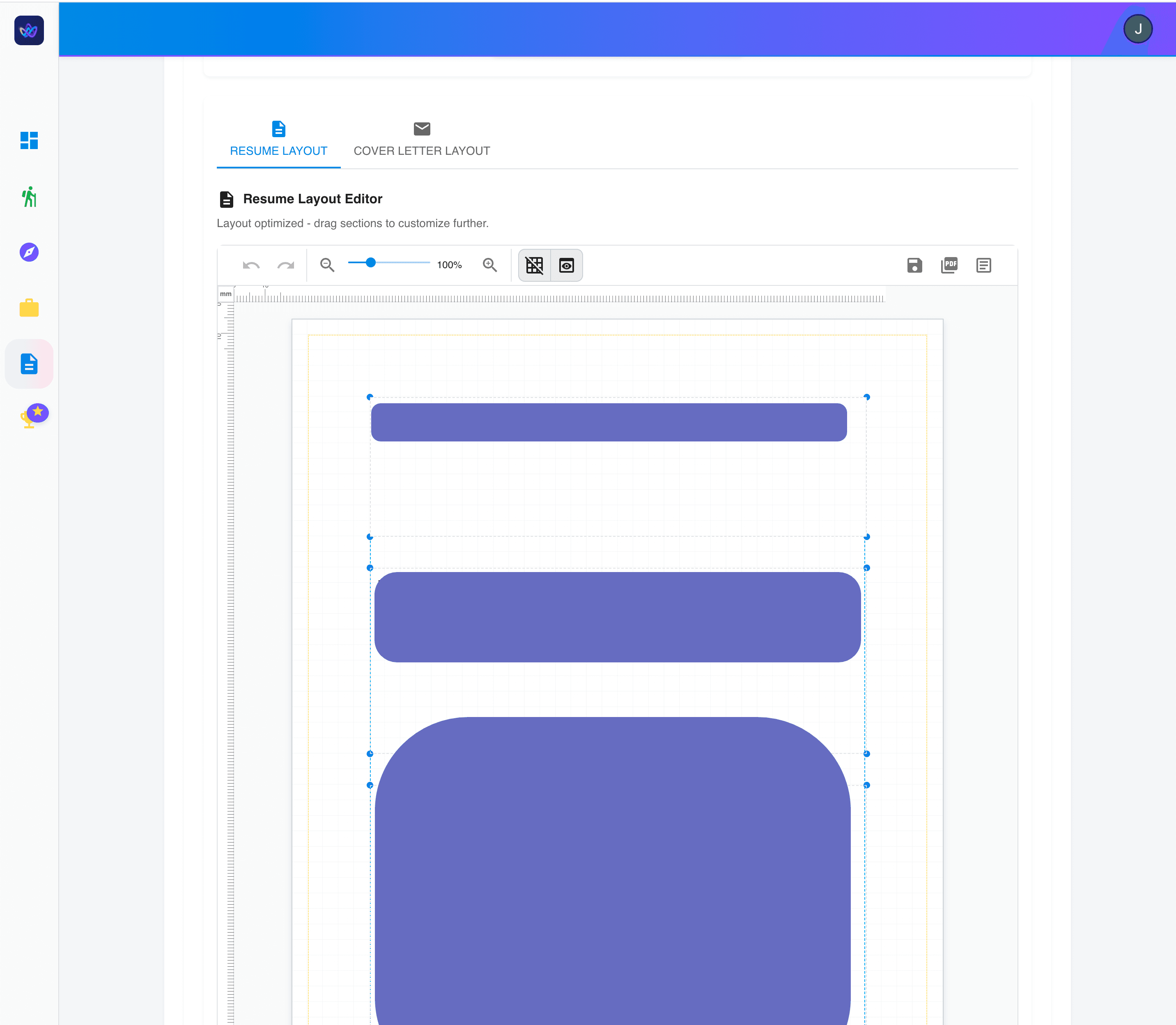CV Tailor - Session Management